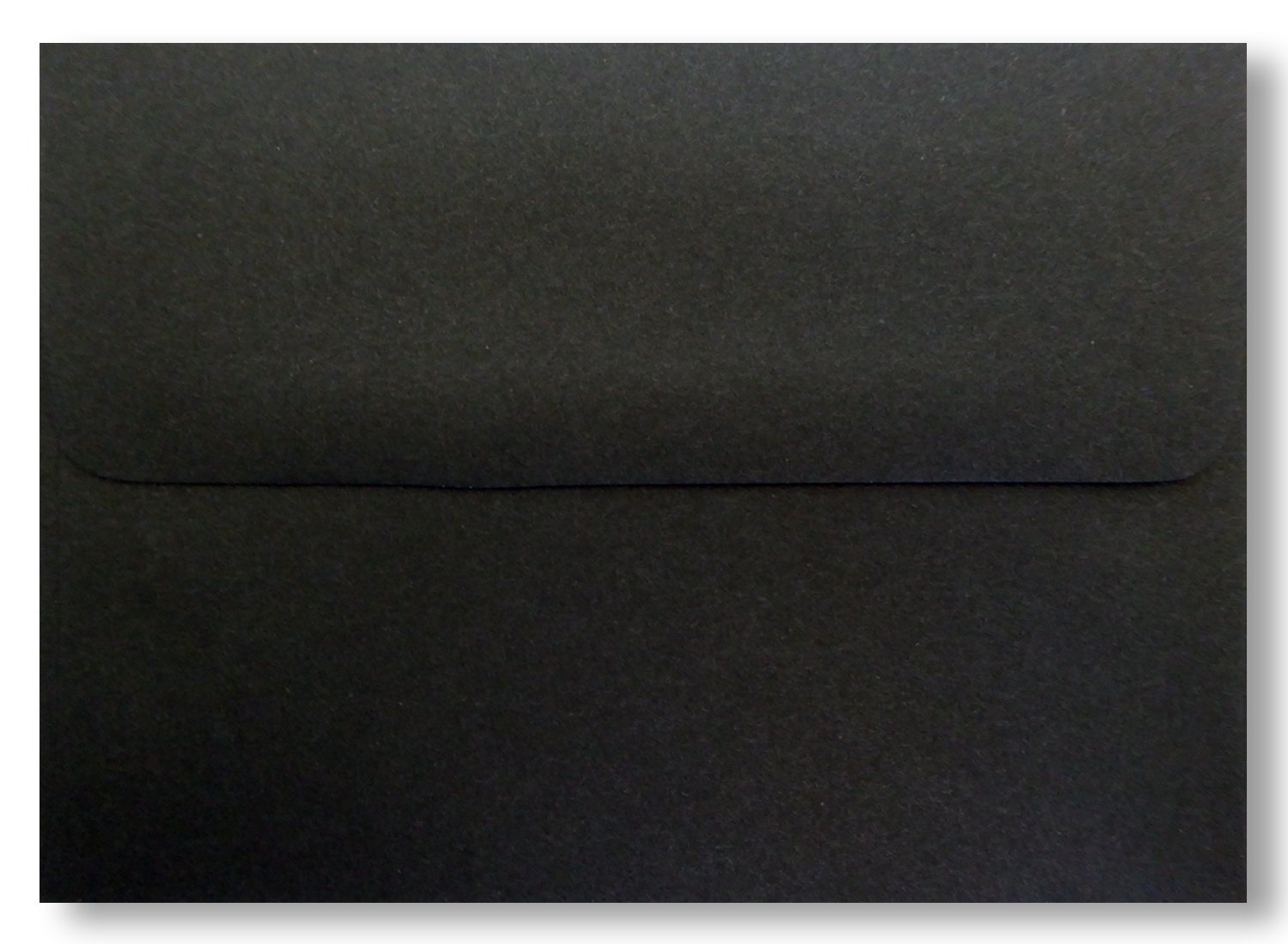 500 Midnight Jet Black A6 Square Flap Envelopes (4.75