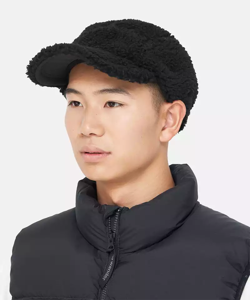 Gramicci x and wander JQ Tape Fleece Cap - Outdoor Hiking & Camping Hat for Men & Women - Warm Winter Beanie for Cold Weather Activities