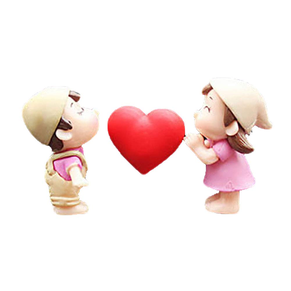 JENPECH Lovely Couple Car Air Freshener Clip - Girl & Boy Design Vent Perfume Diffuser - Car Interior Aromatherapy Decor for Couples | Perfect for Valentine's Gifts & Car Accessories