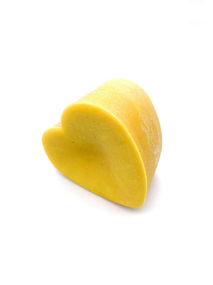 Tangerine Lemongrass Solid Conditioner Bar - 3oz Natural Hair Care for Dry & Damaged Hair - Vegan, Plastic-Free Shampoo Alternative for Travel & Eco-Friendly Lifestyle