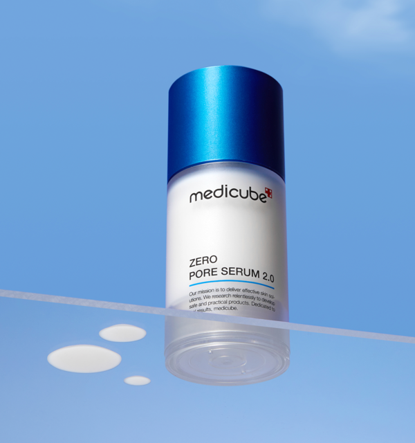 Medicube Zero Pore Serum 2.0 - 37ml Pore Minimizing Treatment for Clear Skin | Korean Skincare for Oily & Acne-Prone Skin | Daily Facial Serum for Smooth Complexion