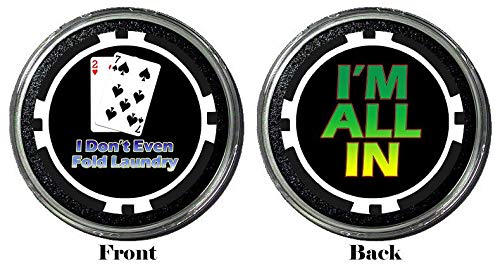 Premium Card Guard - Poker Chip & Card Protector for Texas Hold'em - Prevents Folding & Damage - Perfect for Casino Nights, Home Games & Poker Tournaments