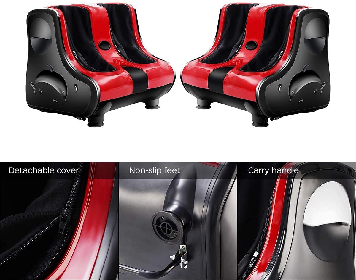 FUTADA Shiatsu Foot Massager Machine with Rolling & Heating - Deep Kneading Massage Therapy for Foot, Calf and Leg - Improves Blood Circulation - Perfect for Home, Office, Relaxation and Pain Relief