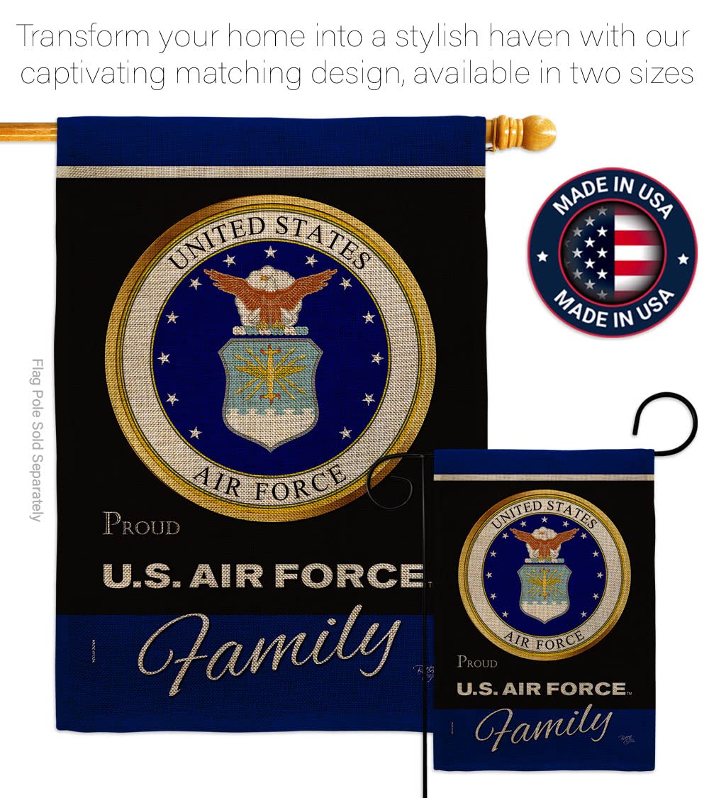 USA Military Garden Flag - Double-Sided 13x18.5 for Yard & Home Decor
