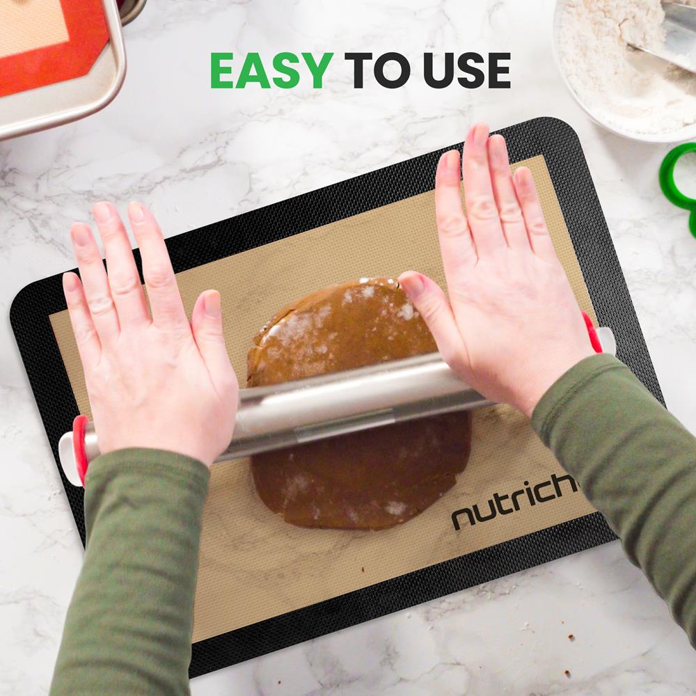 Non-Stick Silicone Baking Mat - Reusable, Oven Safe, Perfect for Cookies, Pastries & Bread - Ideal for Home Baking & Professional Kitchens