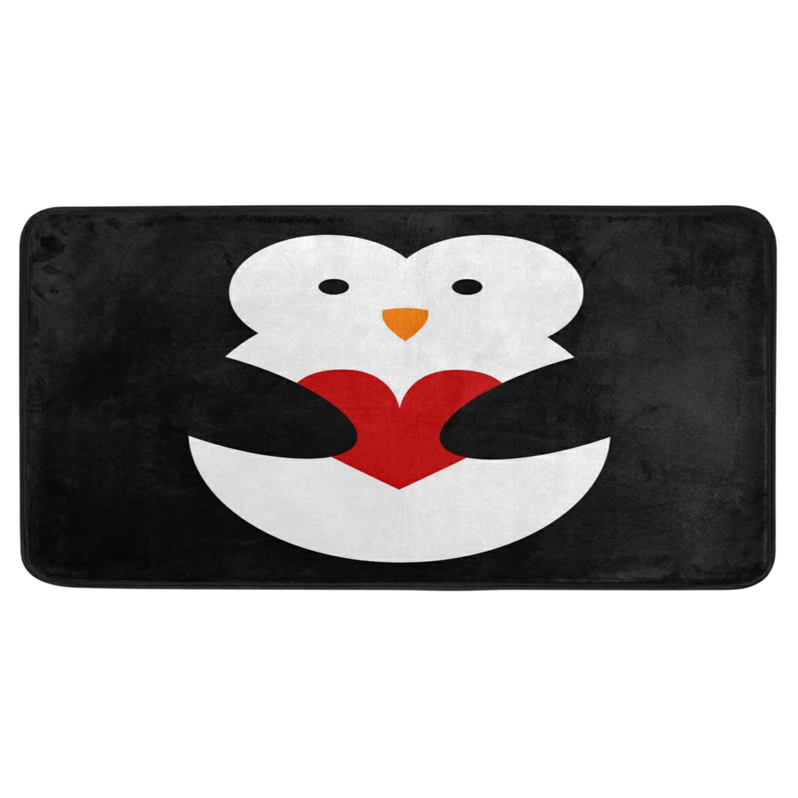 Penguin Non-Slip Washable Kitchen Rug - Cushioned Standing Mat for Comfort - 39