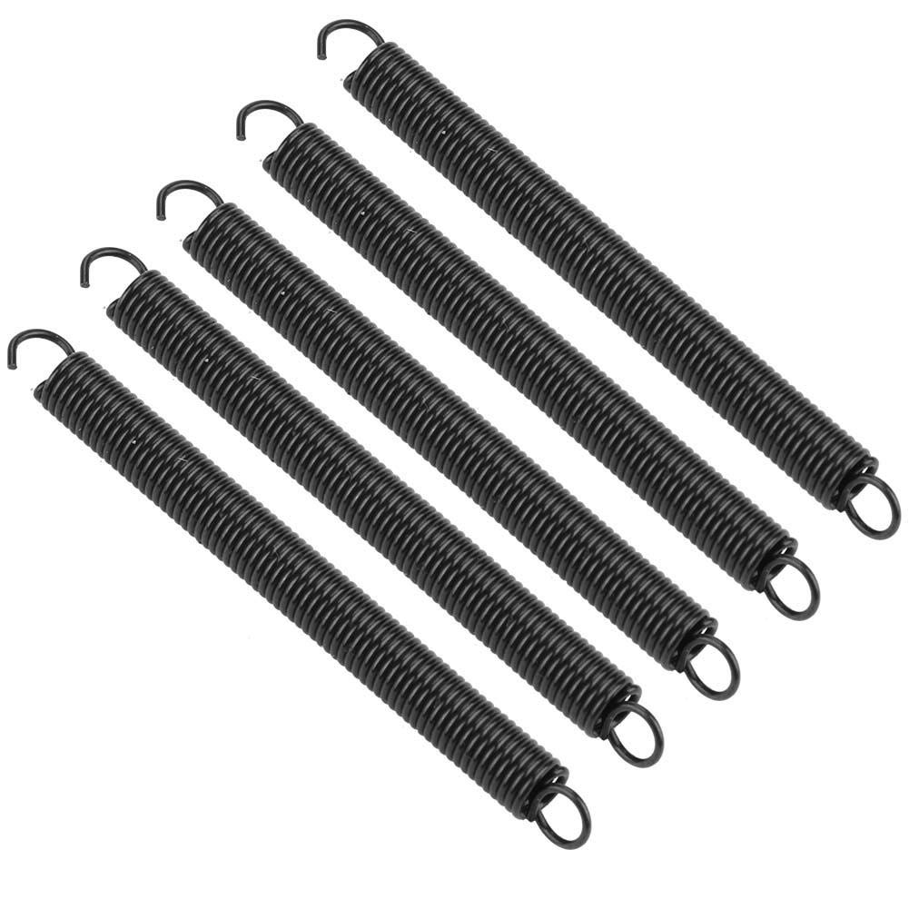 5Pcs 0.6mm x 4mm x 50mm Extension Tension Springs - Finder Loop Spring Assortment Kit for Electronics, DIY Projects & Mechanical Repairs - Perfect for Small Appliances, Toys and Industrial Equipment