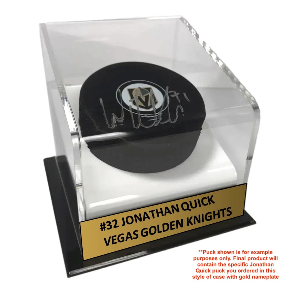 Logan Thompson Autographed 2024 NHL Winter Classic Official Game Puck - Vegas Golden Knights vs Seattle Kraken - Collectible Hockey Memorabilia for Fans & Sports Enthusiasts