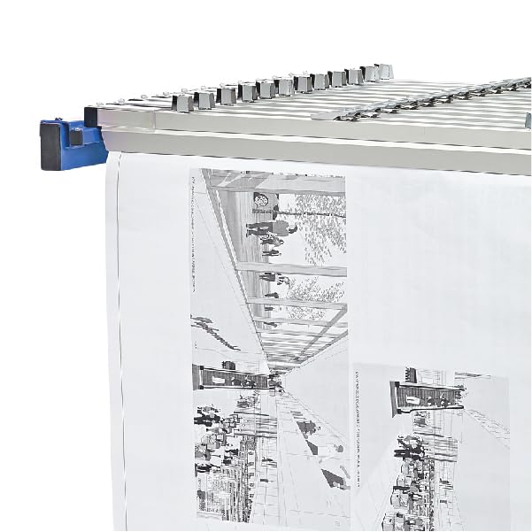Adjustable Mobile Blueprint Storage Rack with Wheels - Vertical Architect Drawing Holder for Construction Plans, Blueprints & Posters | Perfect for Office, Jobsite & Design Studio Organization