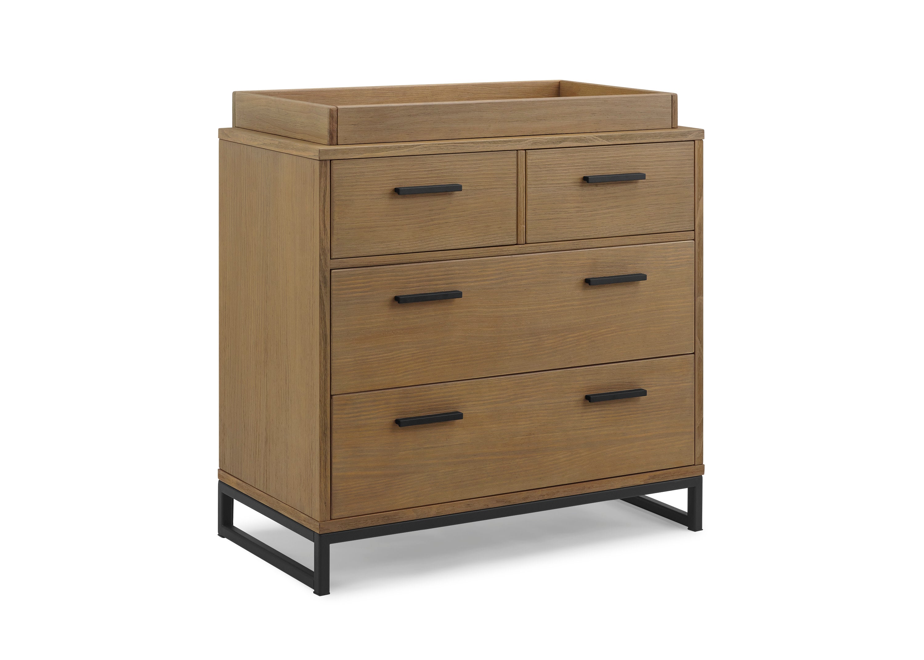 Foundry 4 Drawer Dresser with Changing Top - Nursery Storage Solution for Baby Clothes & Essentials | Perfect for Newborns & Toddlers