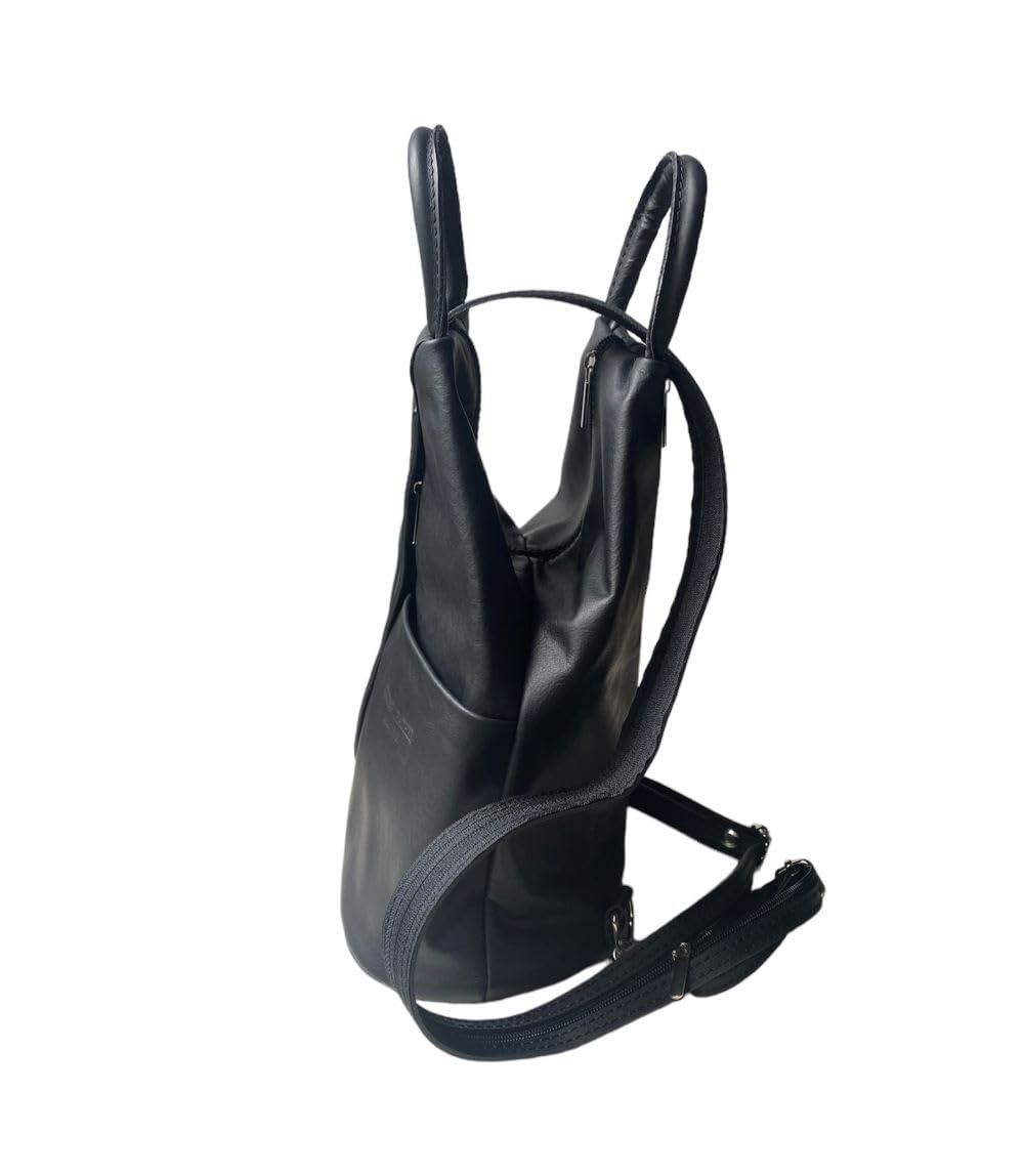 Stylish Convertible Leather Backpack Purse for Women - Durable & Versatile Crossbody Bag - Perfect for Travel, Work & Everyday Use
