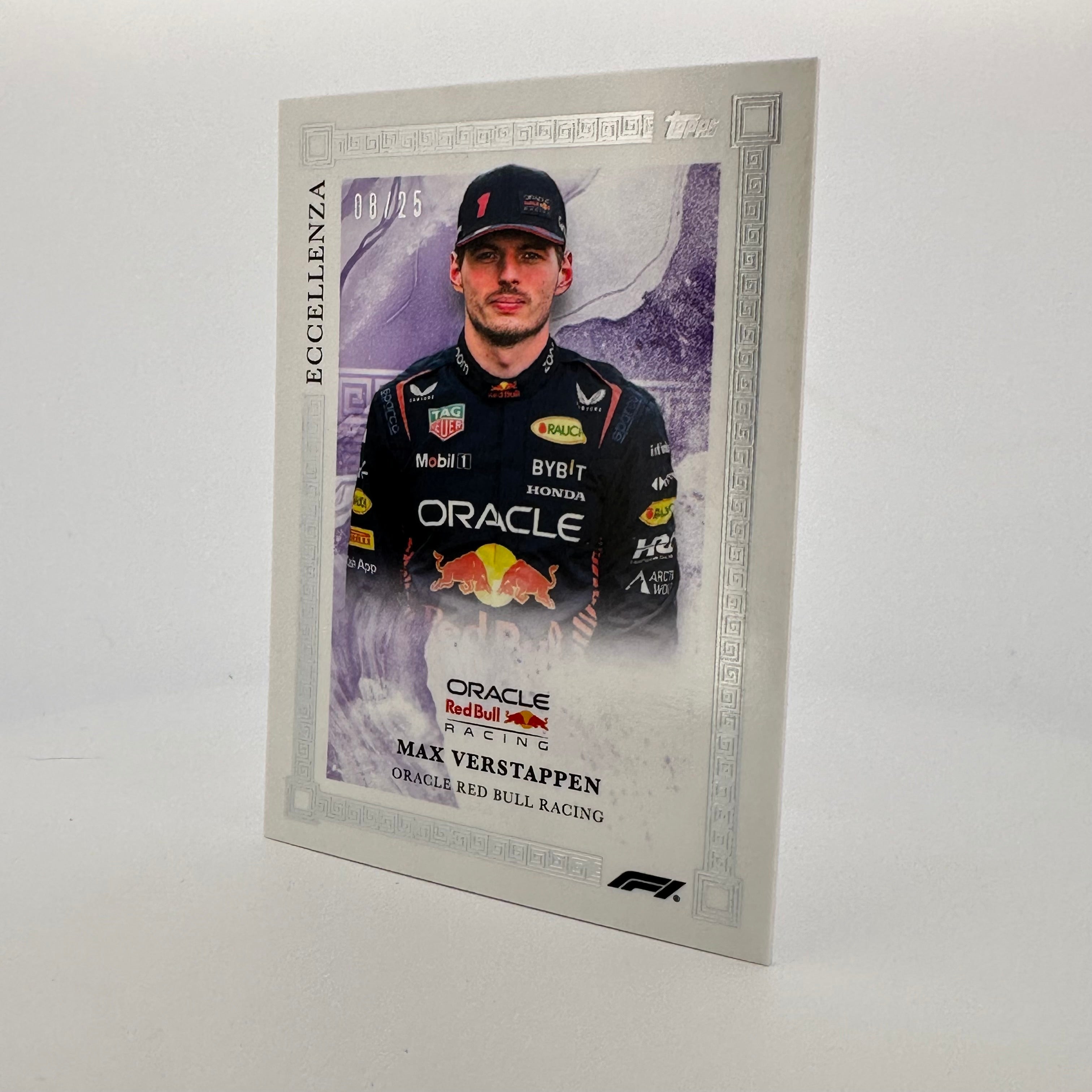 2023 Max Verstappen 8/25 Purple Eccellenza Racing T-Shirt - Perfect for F1 Fans, Race Day Outfits & Motorsport Enthusiasts