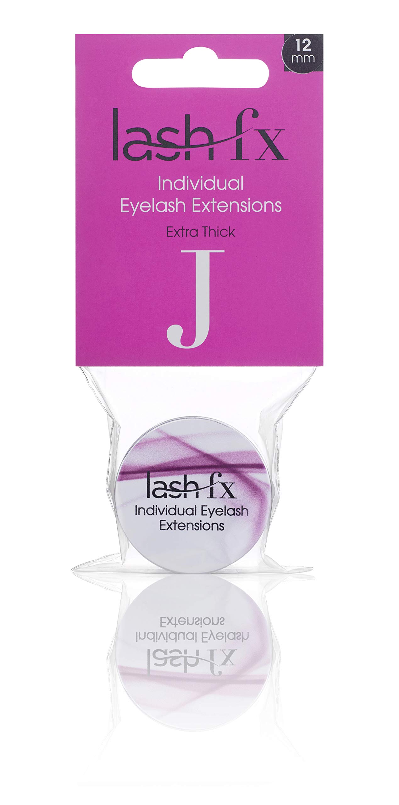 Lash FX 0.20 x 120mm J Curle False Eyelashes - Thick Volume Lashes for Dramatic Eye Makeup | Perfect for Parties, Weddings & Special Occasions