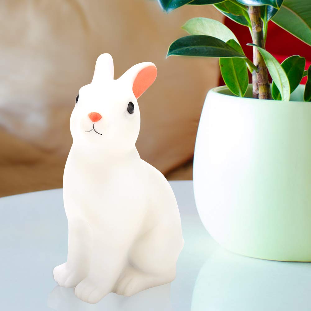Velaurs Rabbit LED Night Light - Dimmable, Energy-Efficient Nursery & Bedroom Nightlight for Kids & Adults - Perfect for Bedside, Hallway, and Baby Room Decor