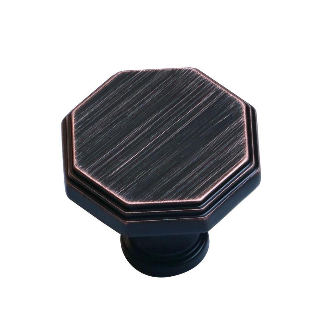 4 Pack Oil Rubbed Bronze Cabinet Knobs - 1.4