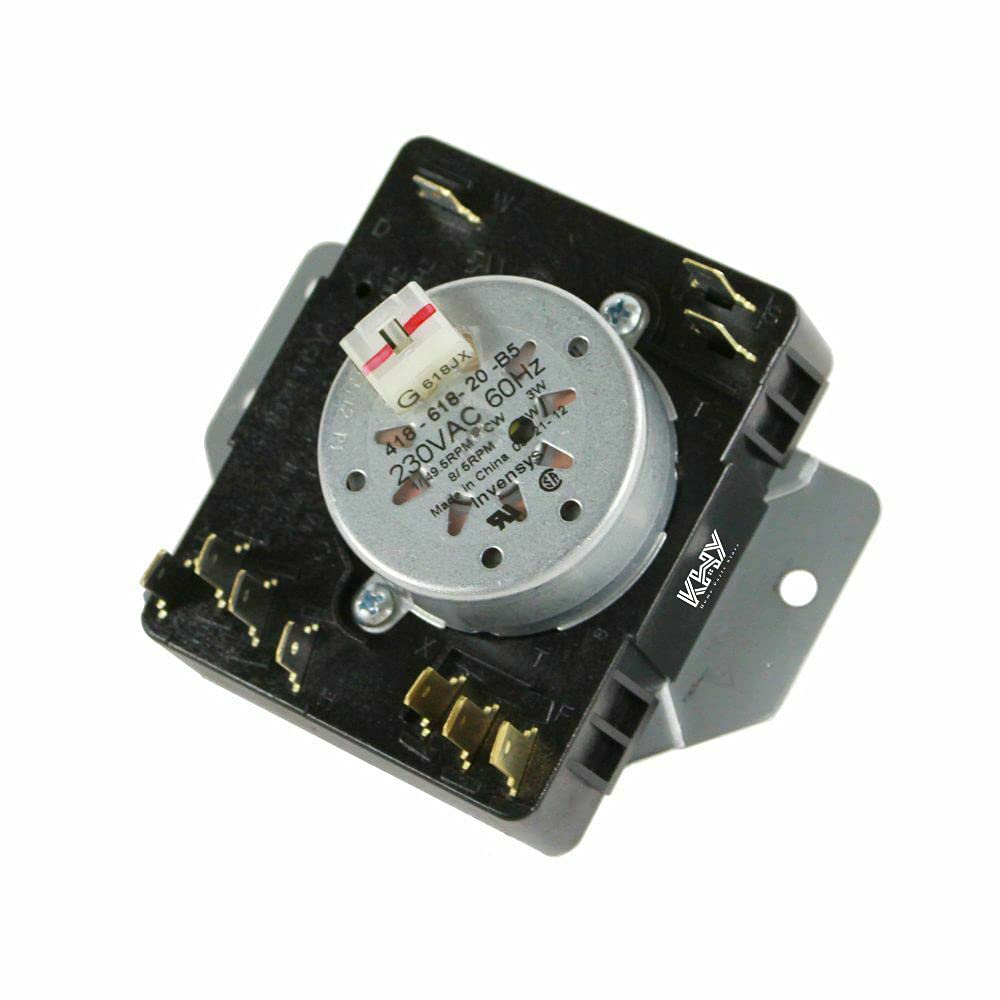 WPW10185982 W10185982 Dryer Timer Replacement Part - Compatible with Major Brands - Perfect for Home Laundry Room Appliance Repair