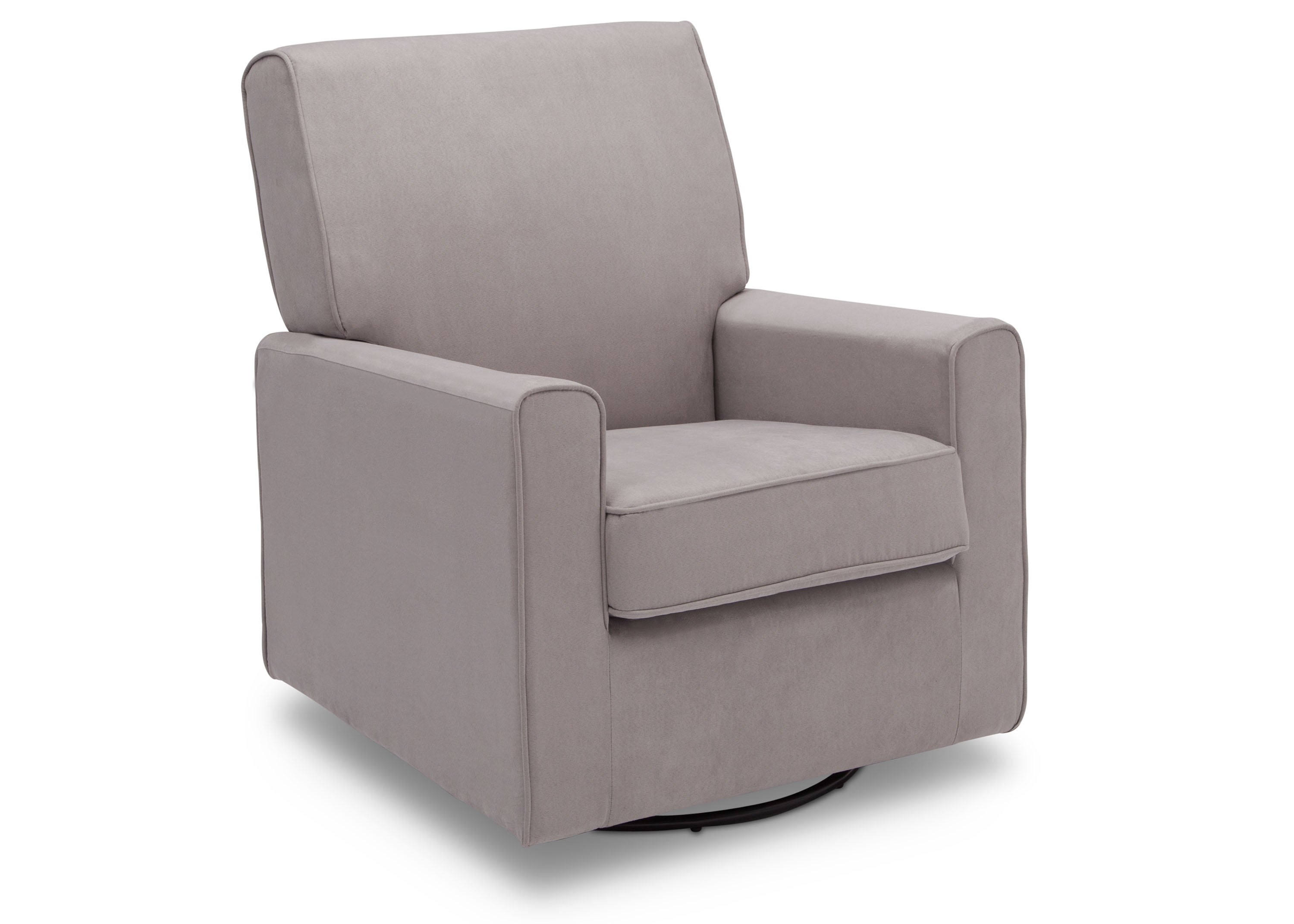 Ava Upholstered Glider Recliner Chair - Soft Fabric Rocking Chair with Smooth Swivel Motion for Nursery, Living Room & Bedroom - Perfect for Nursing, Relaxing & Reading