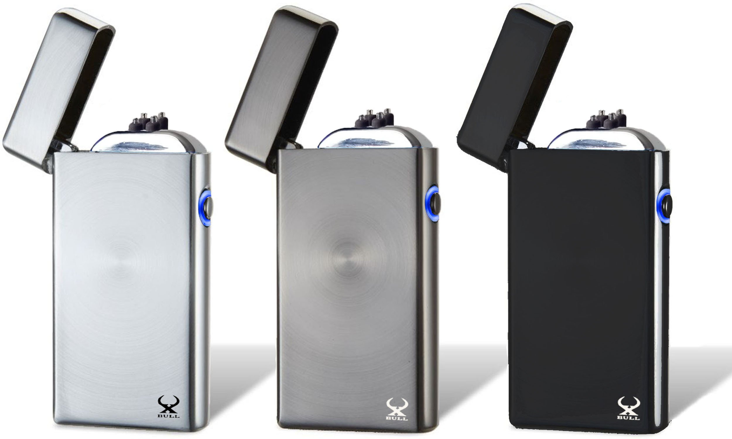 THE BULL Arc Lighter - Windproof USB Rechargeable Plasma Lighter with Dual Arc Beam for Outdoor & Camping