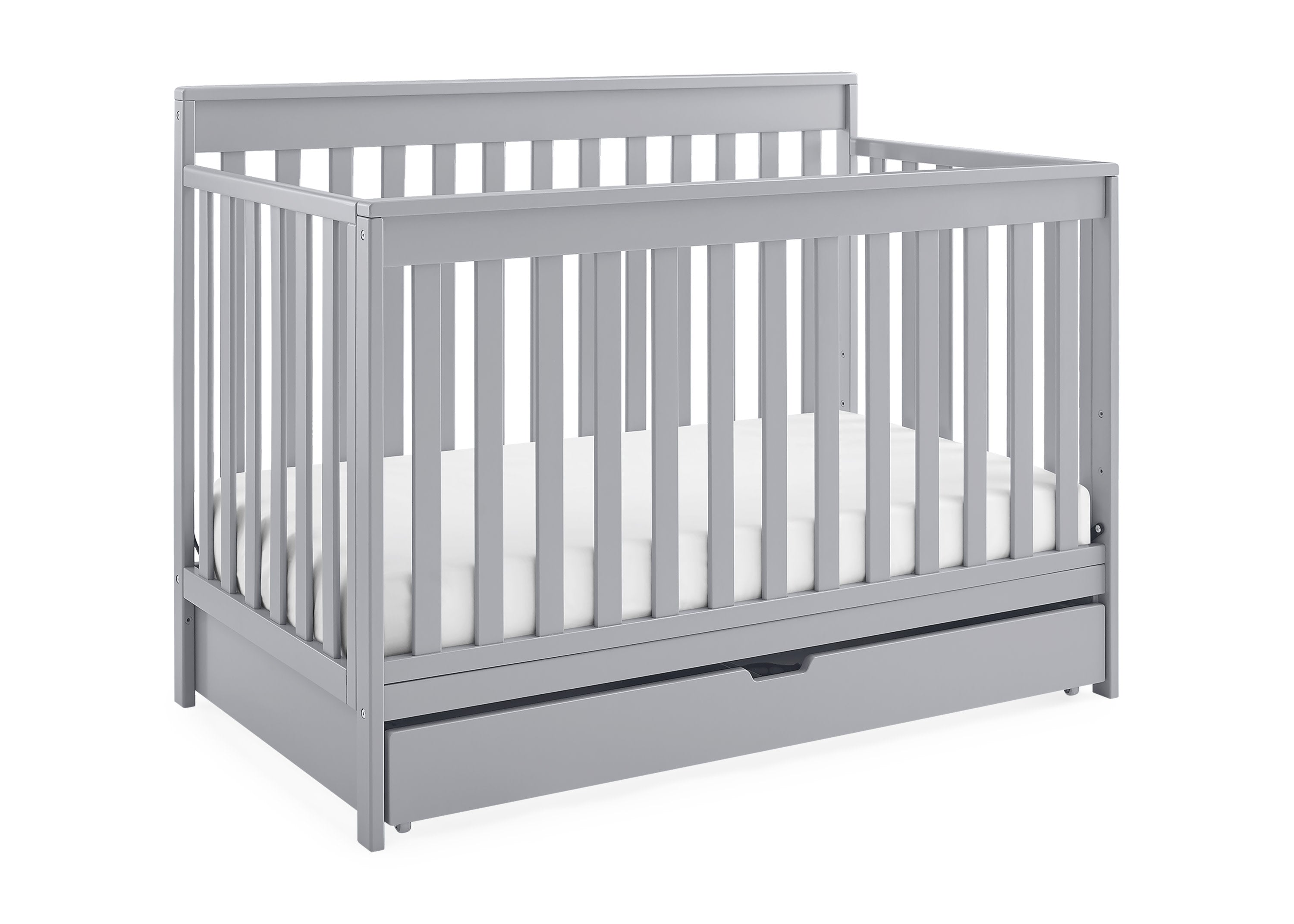 Mercer 6-in-1 Convertible Baby Crib with Storage Drawer & Trundle - Nursery Furniture for Newborn to Toddler Bed | Perfect for Small Spaces & Shared Rooms