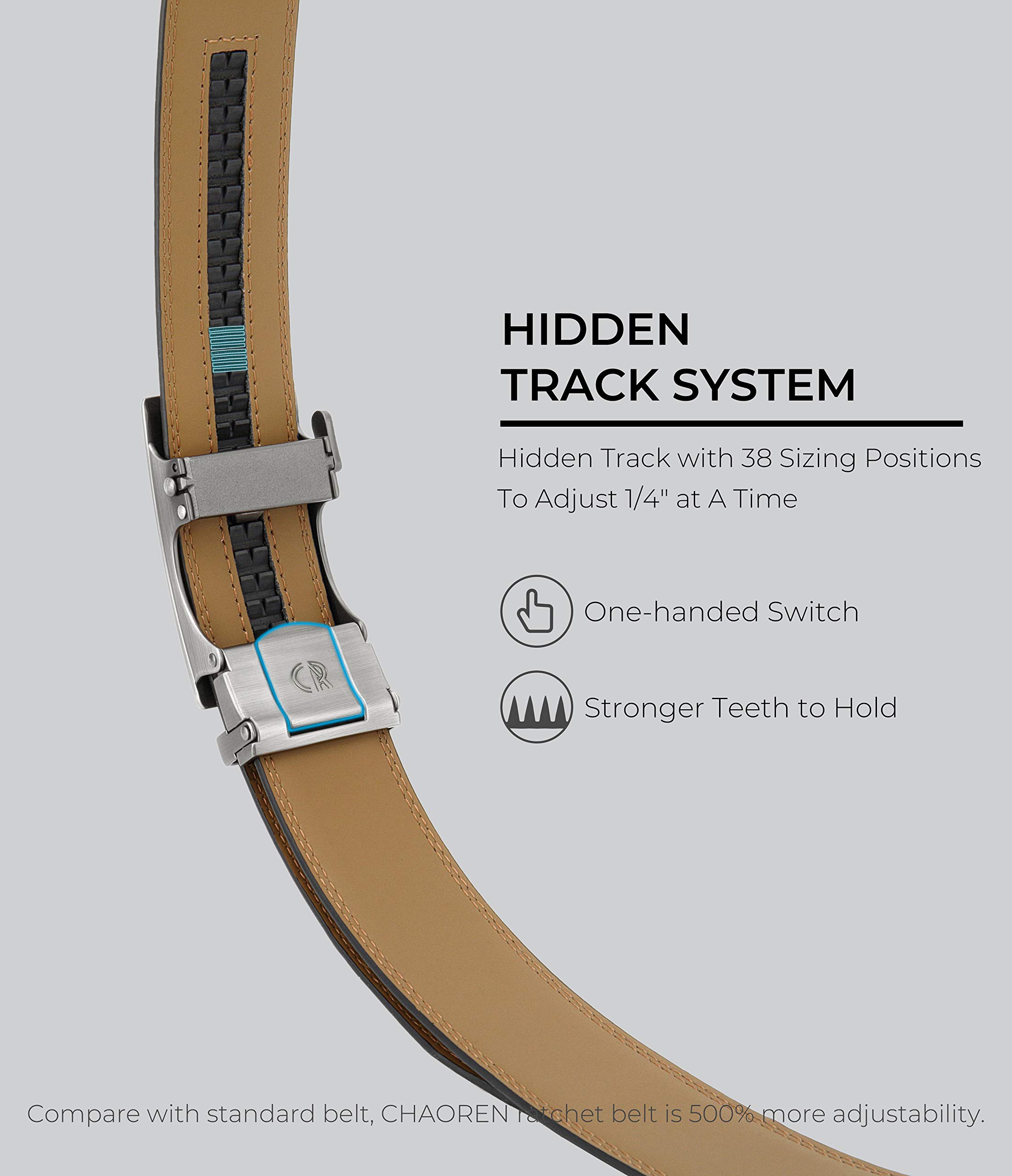 CHAOREN Men's Ratchet Belt - 1 3/8