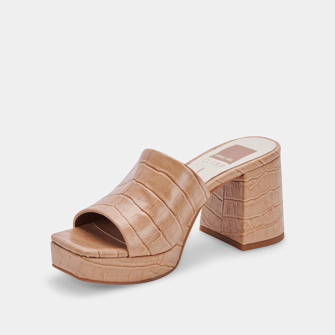 MARSHA HEELS CAFE EMBOSSED STELLA Women's Fashion High Heel Shoes - Stylish & Comfortable for Parties, Weddings & Office Wear