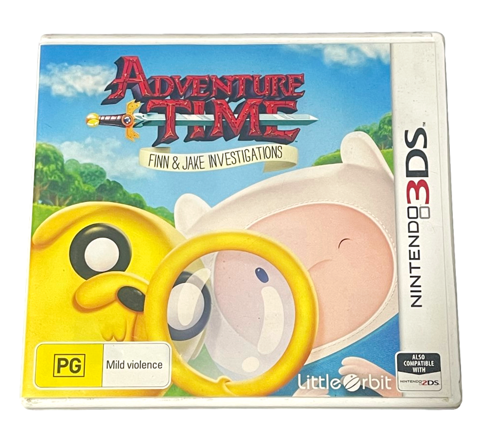 Adventure Time Finn & Jake Investigations Game for Nintendo 3DS & 2DS - Preowned - Fun Puzzle Adventure for Kids & Teens - Perfect for Travel & Family Game Nights