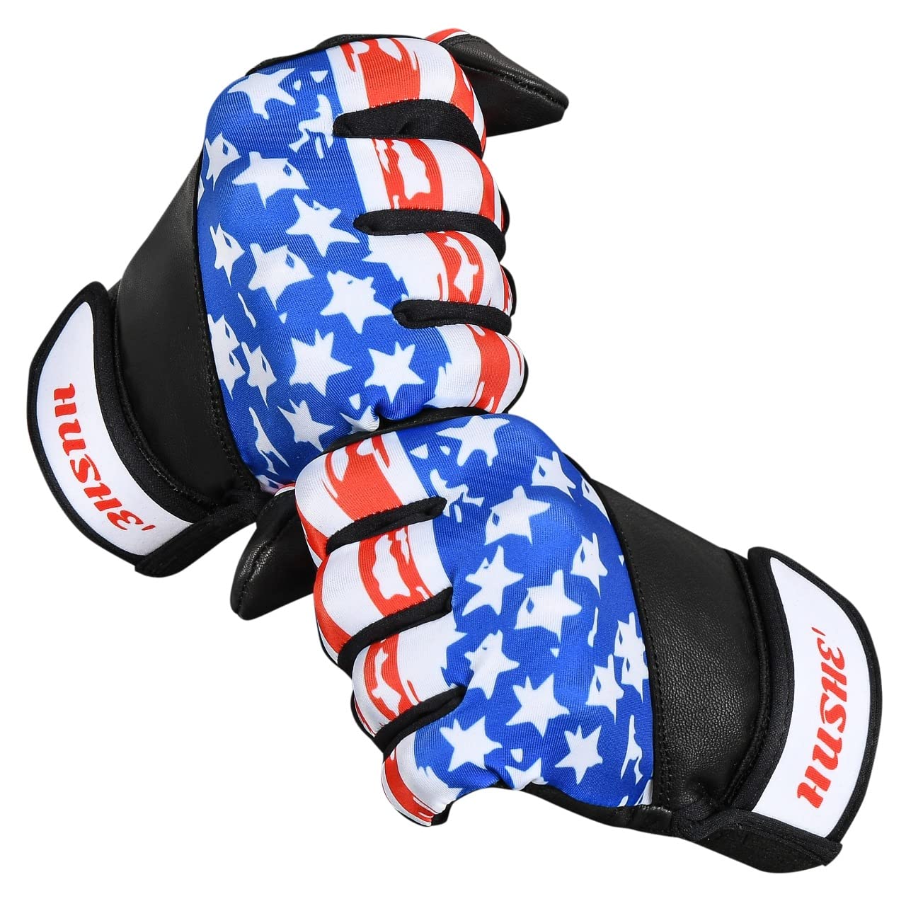 USA Flag Baseball Batting Gloves for Youth & Adult - Patriotic Softball Training Gloves with American Flag Design - Perfect for Baseball Practice, Softball Games & Team Sports