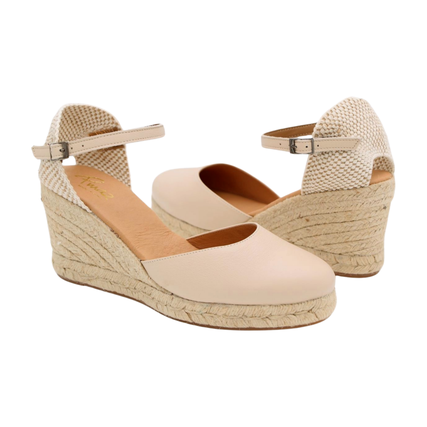 PINAZ Women's Cream Leather Espadrille Flats - Comfortable Casual Shoes for Spring & Summer | Perfect for Beach, Vacation, and Everyday Wear