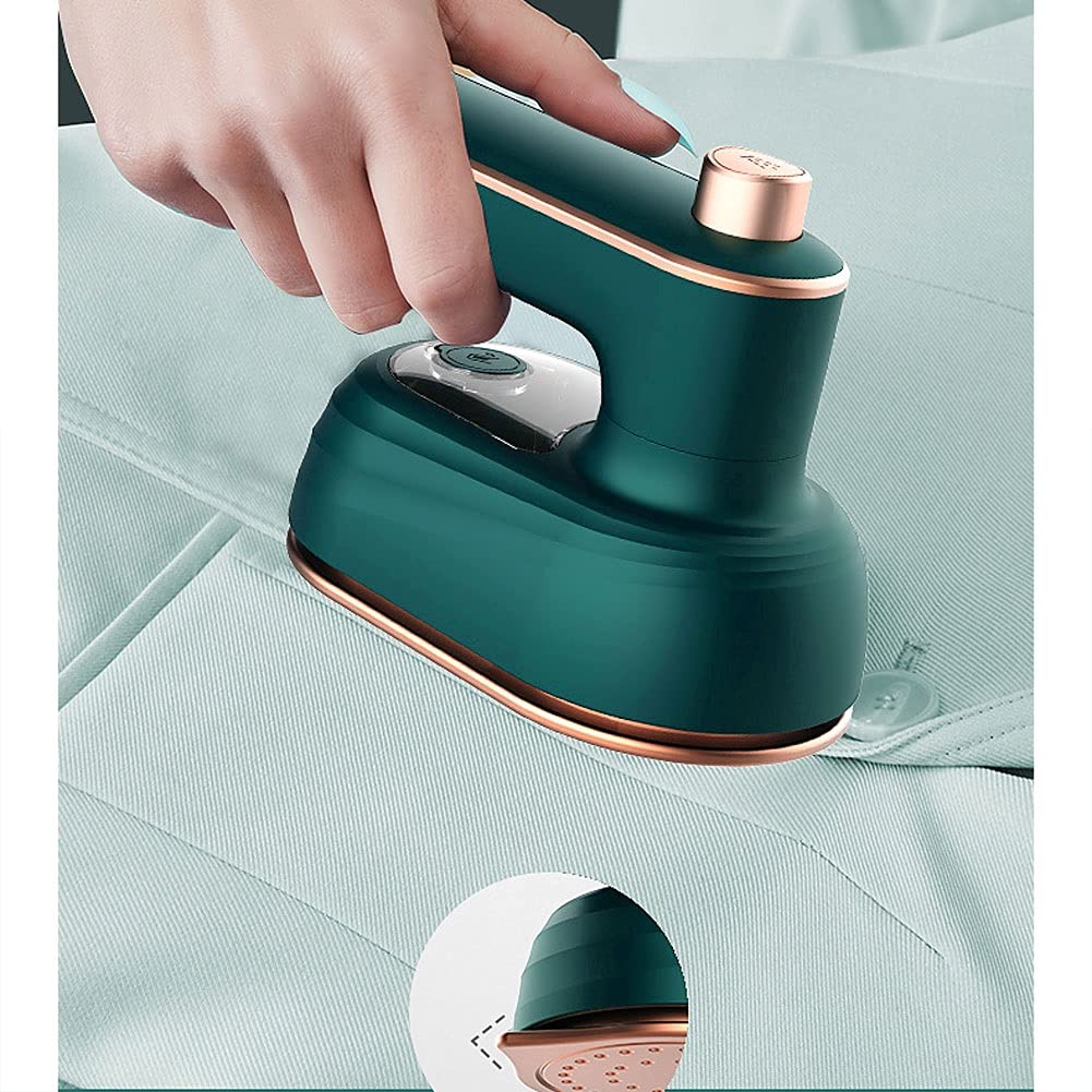 SHIKSHIKSHIK Portable Handheld Garment Steamer & Iron - Mini Travel Steam Iron for Clothes, Dual Function Flat & Hanging Ironing | Perfect for Home, Hotel, Business Trips & Quick Outfit Refresh
