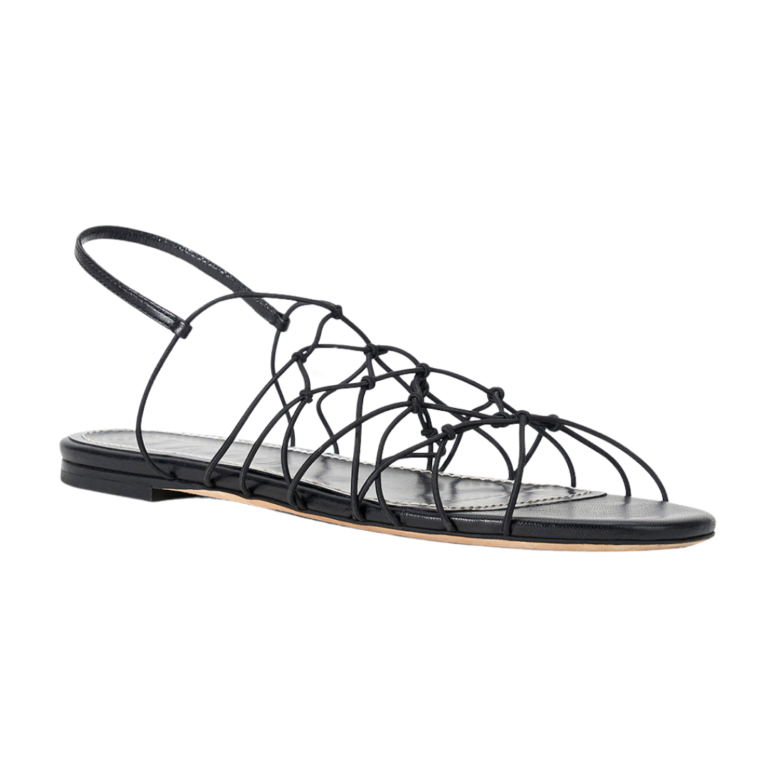 Gio Knot Sandals for Women - Comfortable Boho Braided Leather Flat Sandals - Perfect for Beach, Vacation & Summer Outfits