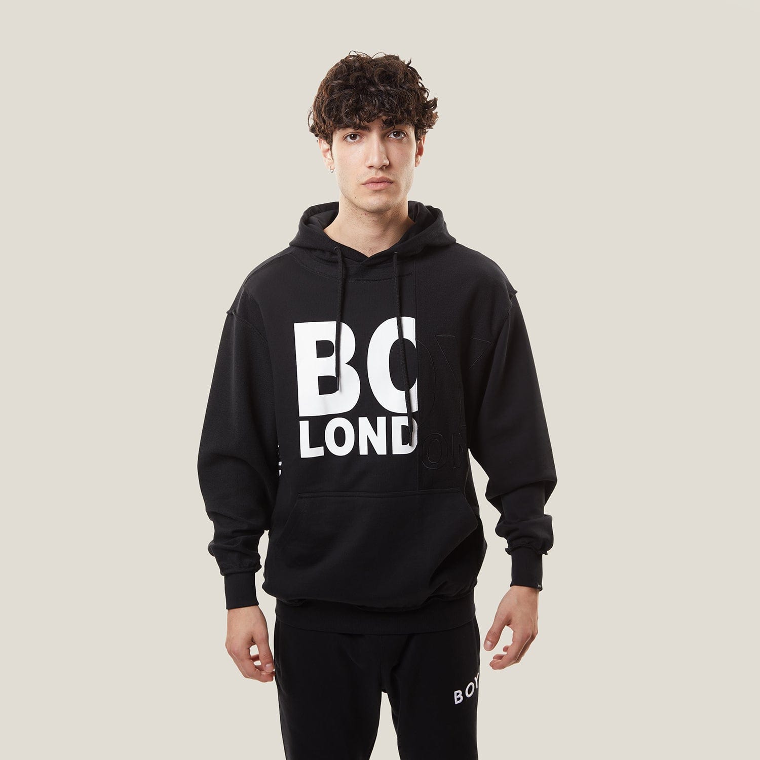 BOY LONDON Eco-Friendly Upcycled Hoodie for Men - Sustainable Fashion for Streetwear & Casual Outfits