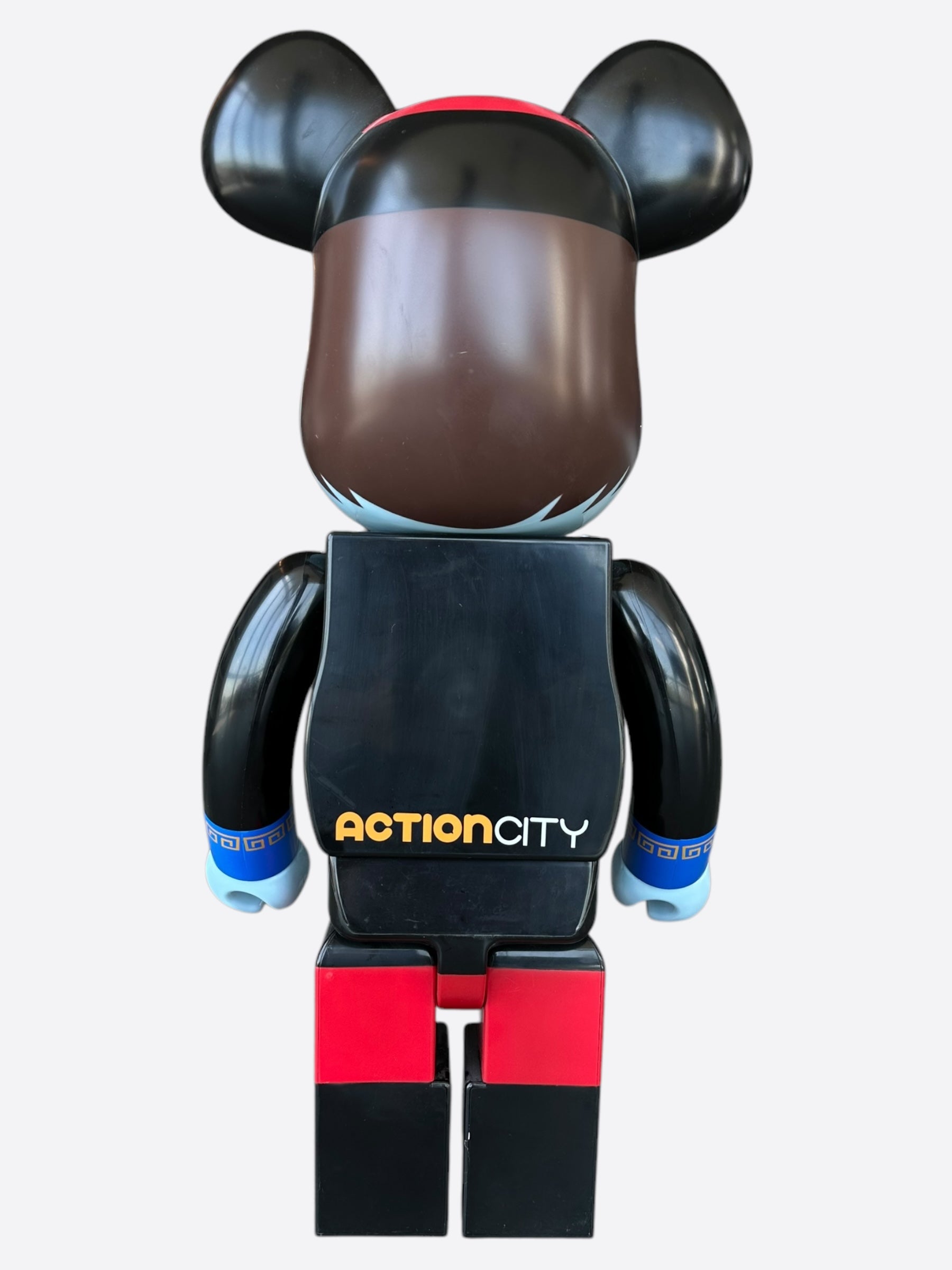 Bearbrick Action City Jiangshi Black 1000% Collectible Figure - Limited Edition Urban Vinyl Art Toy for Display & Home Decor
