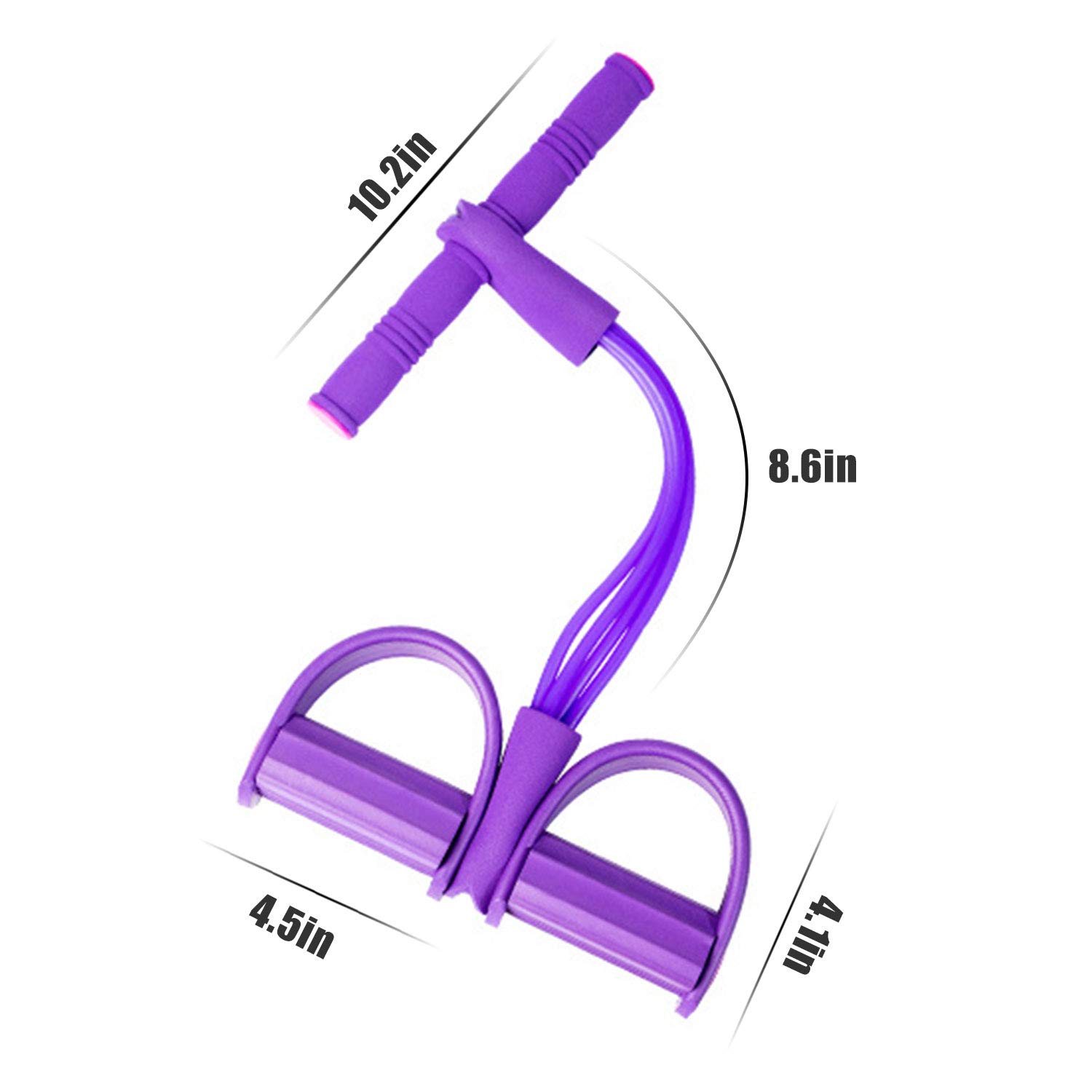 Multifunctional Fitness Sit-Up Exercise Equipment with Resistance Bands – Home Gym, Yoga, Abdominal Training, Arm & Leg Workout – Bodybuilding & Slimming Tool (Random Color) – Perfect for Home Workouts, Yoga Sessions & Strength Training