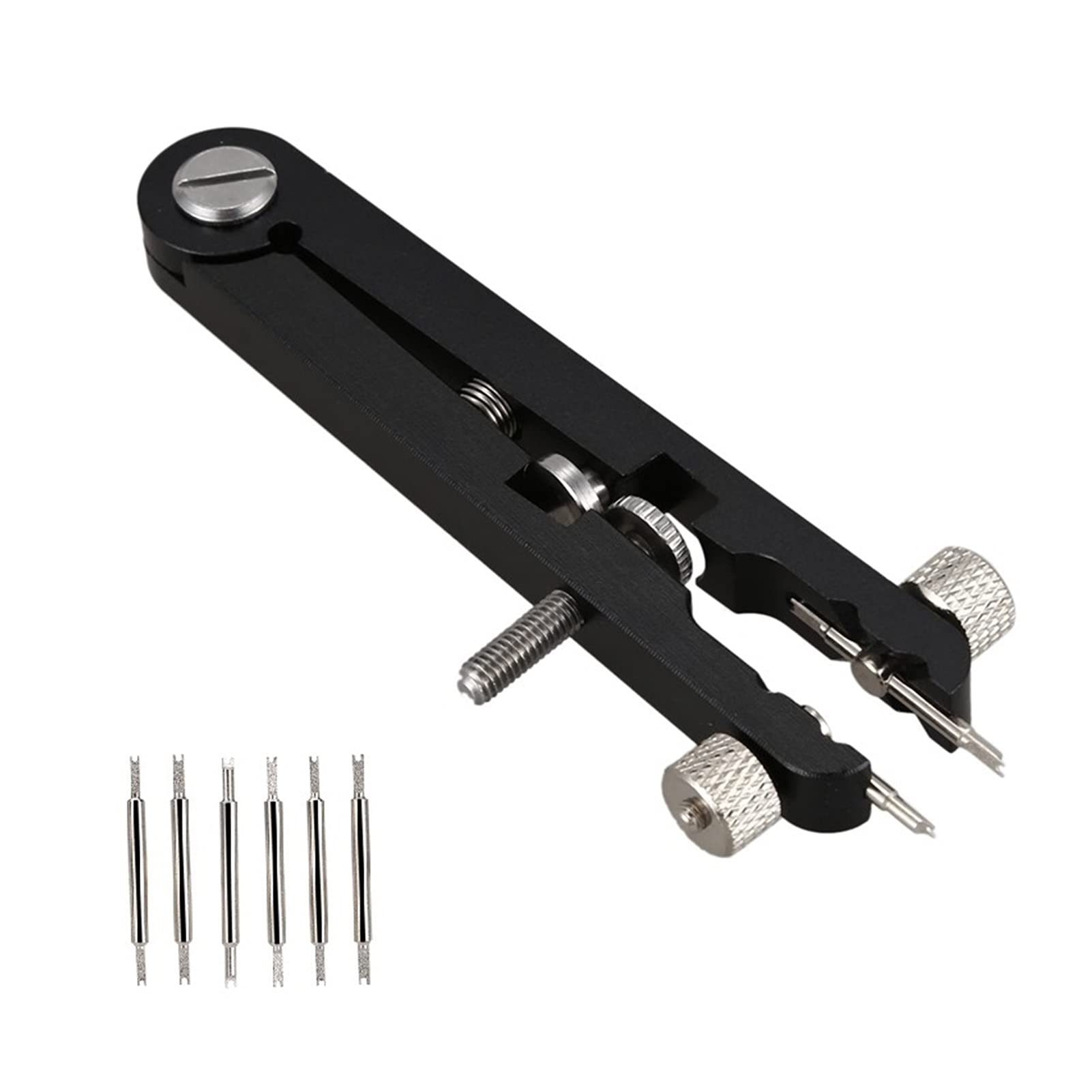 Professional YANGQI Watch Strap Remover Tool - V-Shaped Spring Bar Plier for Watchmakers | Durable Black Watch Band Adjuster | Perfect for Watch Repair, Maintenance & DIY Jewelry Projects