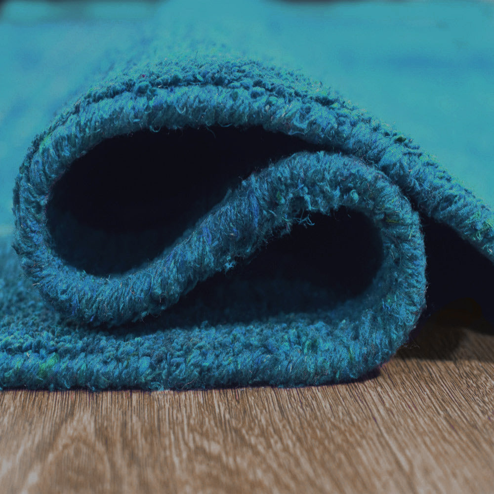 Hand Knotted Aura Rug - Premium Bohemian Style Area Rug for Living Room, Bedroom & Dining Room - Soft & Durable Home Decor with Non-Slip Backing