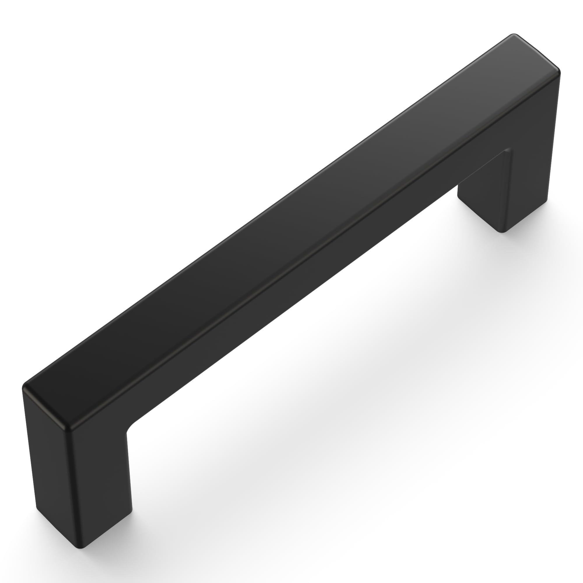 Premium Hickory Hardware Solid Core Kitchen Cabinet Pulls - Luxury Matte Black Cabinet Handles for Doors & Dressers - 3