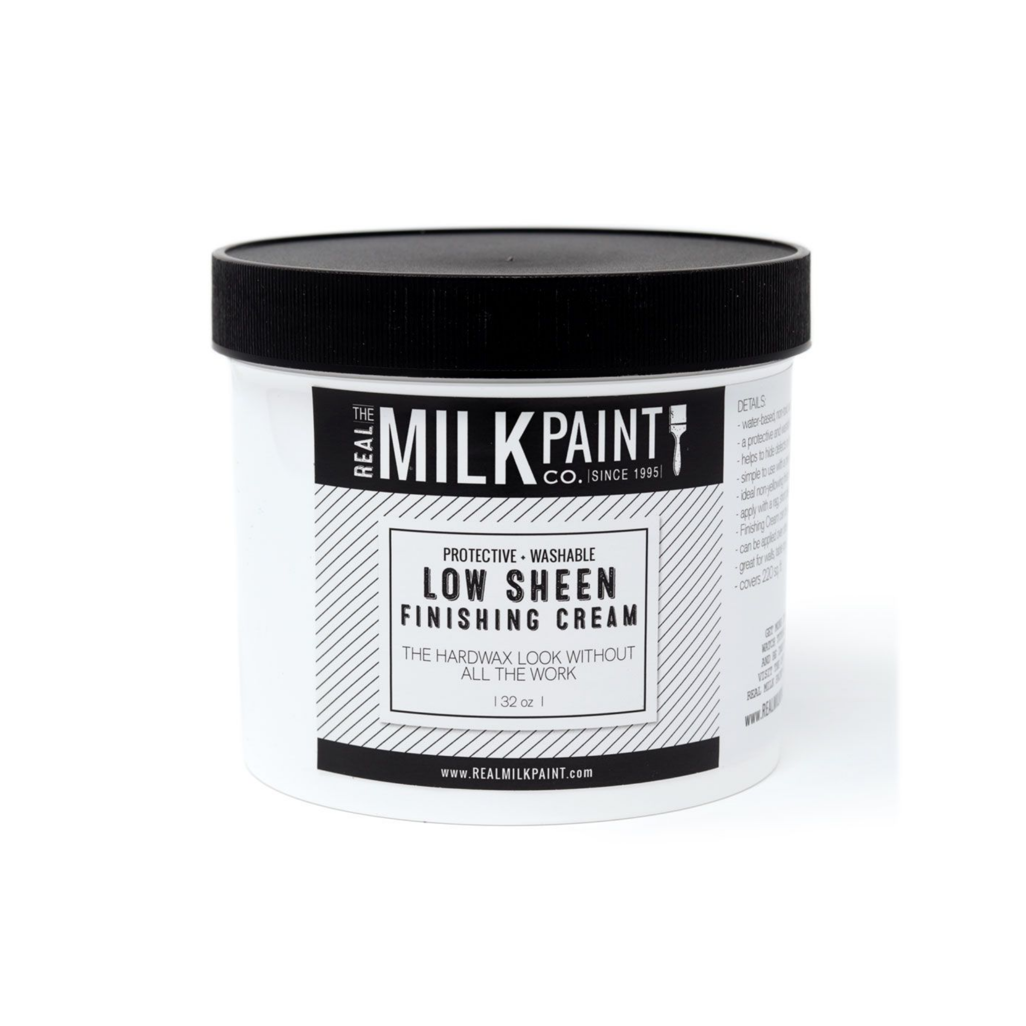 Real Milk Paint Finishing Creams - Natural Wood Stain & Wax for Furniture Restoration - Perfect for DIY Projects, Antique Refinishing & Home Decor