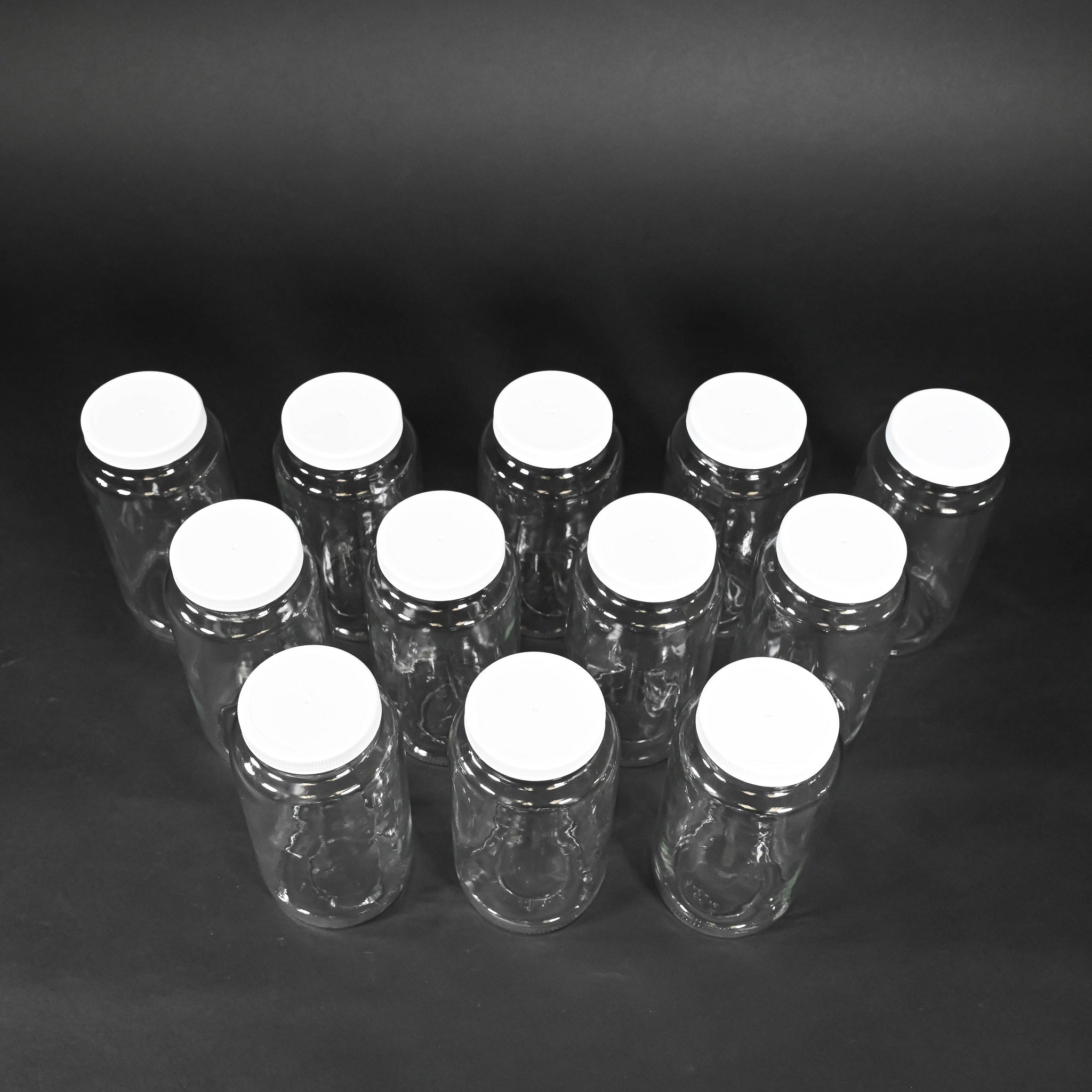 12 Pack 950ml Glass Bottles with Airtight Lids - Perfect for Homemade Juice, Kombucha, Cold Brew & Meal Prep Storage