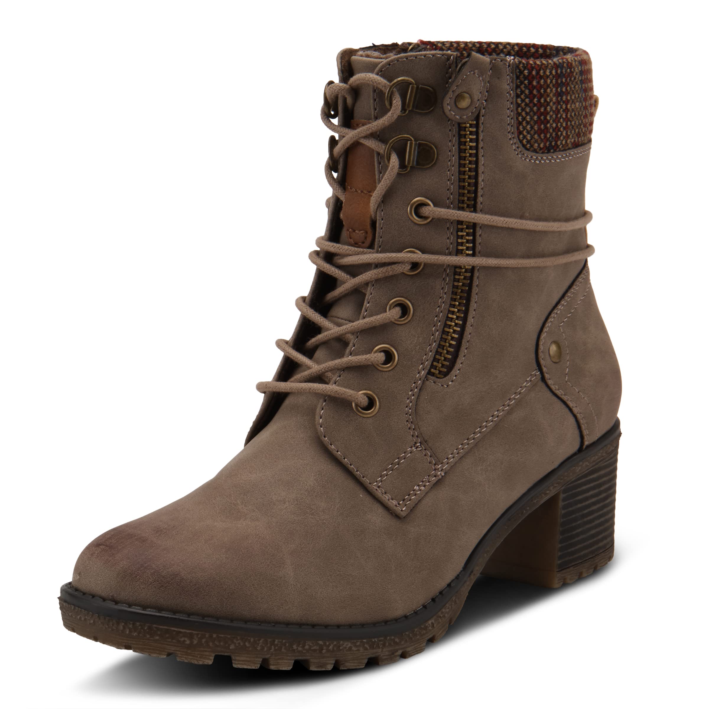 Spring Step Women's Hellewn Combat Boots - Stylish Ankle Booties for Fall & Winter | Perfect for Casual Outfits, Workwear & Outdoor Adventures