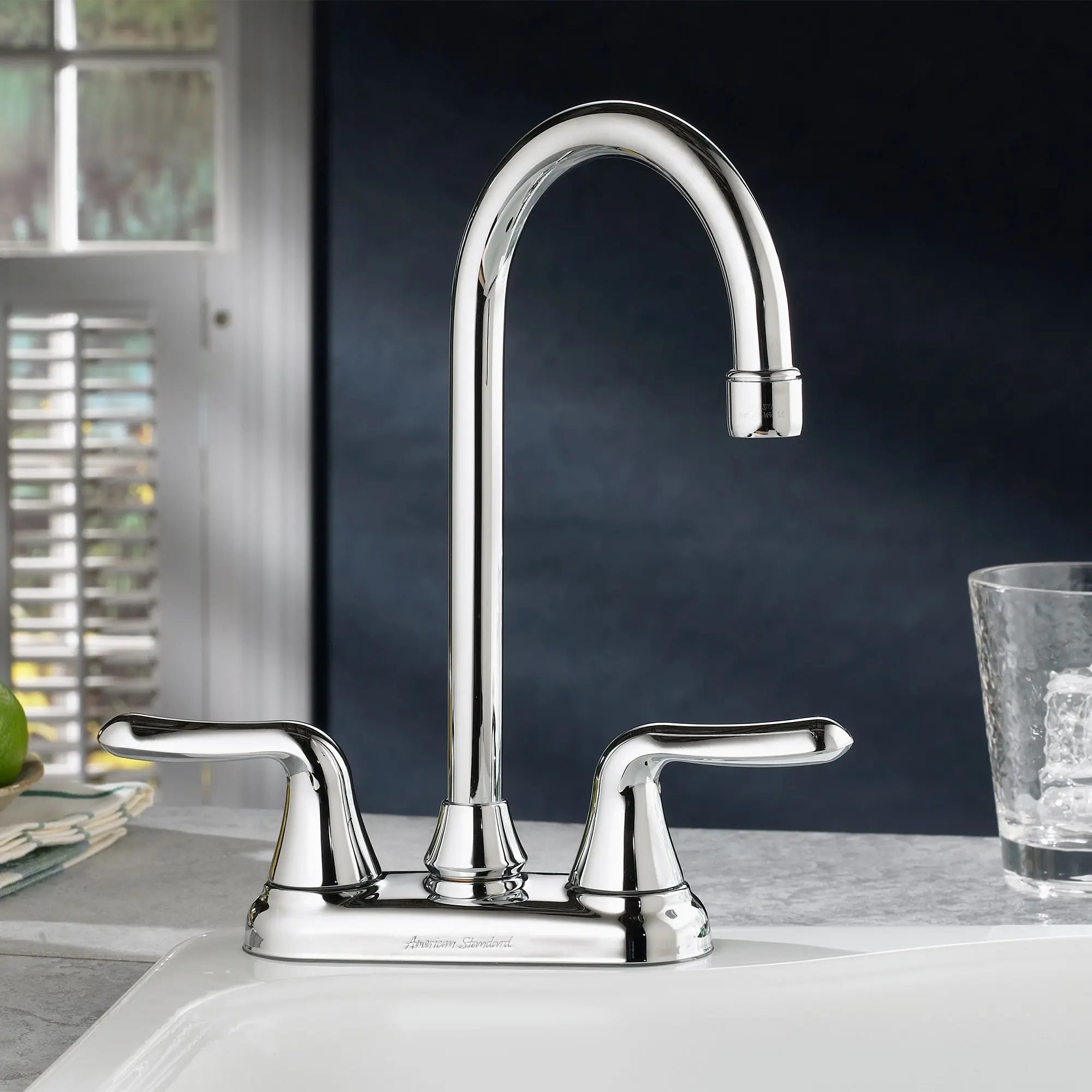 Colony® Soft 2 Handle Bar Faucet - 2.2 GPM/8.3 LPM Water Flow - Perfect for Restaurants, Bars, and Commercial Kitchens
