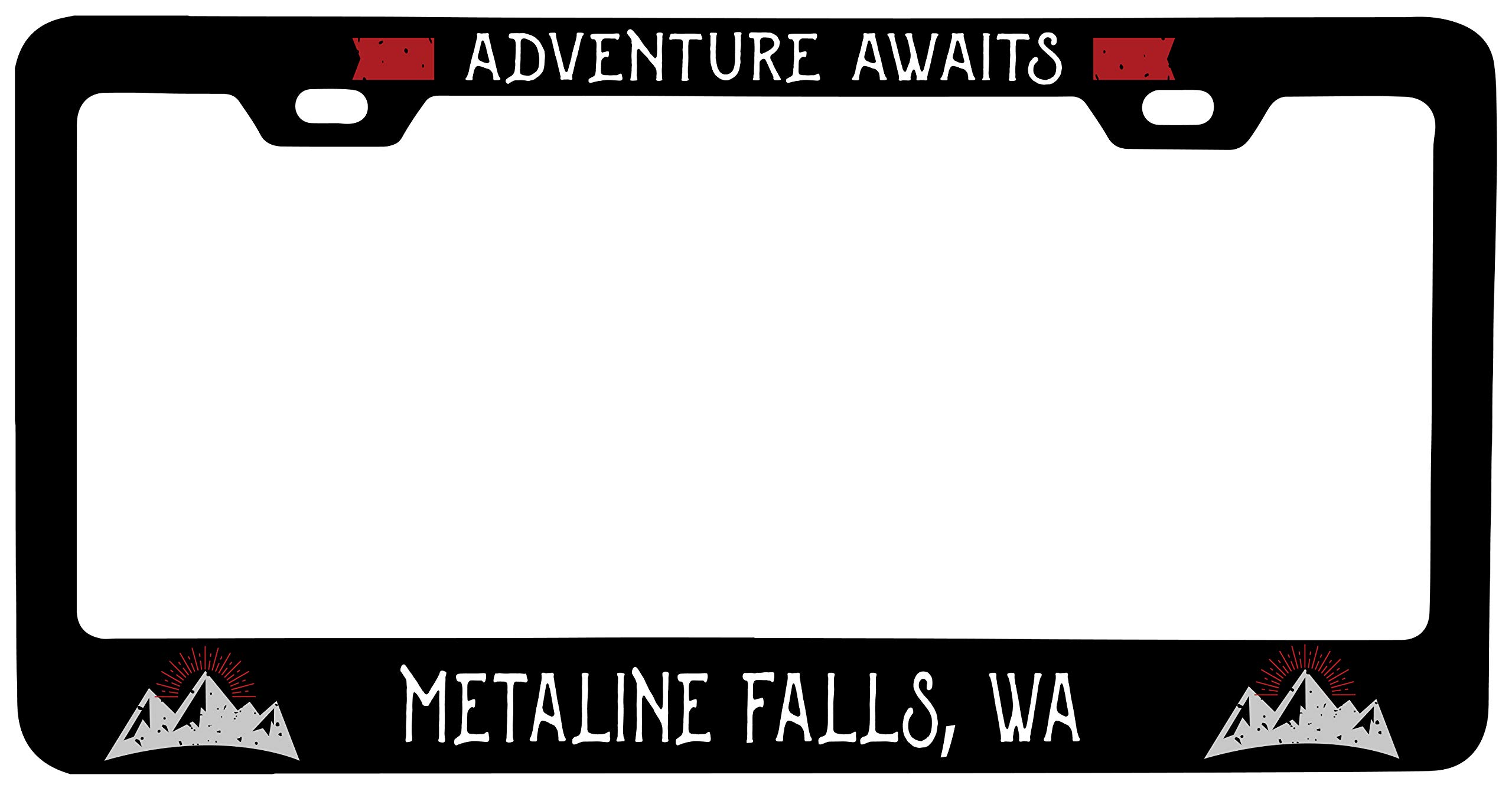 R&R Imports Metal License Plate Frame - Premium Vanity Car Accessory for Washington State - Perfect for Customizing Vehicles, Gifts & Car Shows