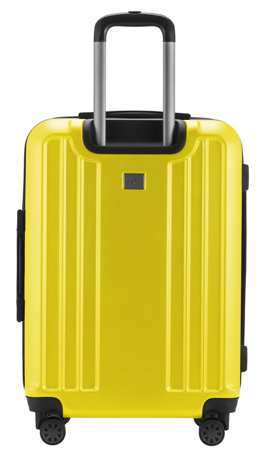 Premium Unisex Adult 3-Piece Luggage Set with Yellow Matte Finish - Perfect for Travel, Business Trips & Vacation Packing