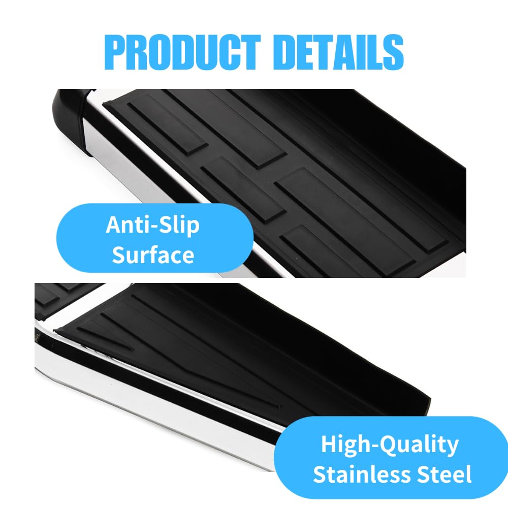 2020-2025 Toyota Highlander Running Boards - Perfect Fit for UX70 L/LE/XLE/XSE/Limited/Platinum Models | Durable Side Steps Nerf Bars for Easy Entry & Exit | Ideal for Family SUVs & Off-Road Adventures