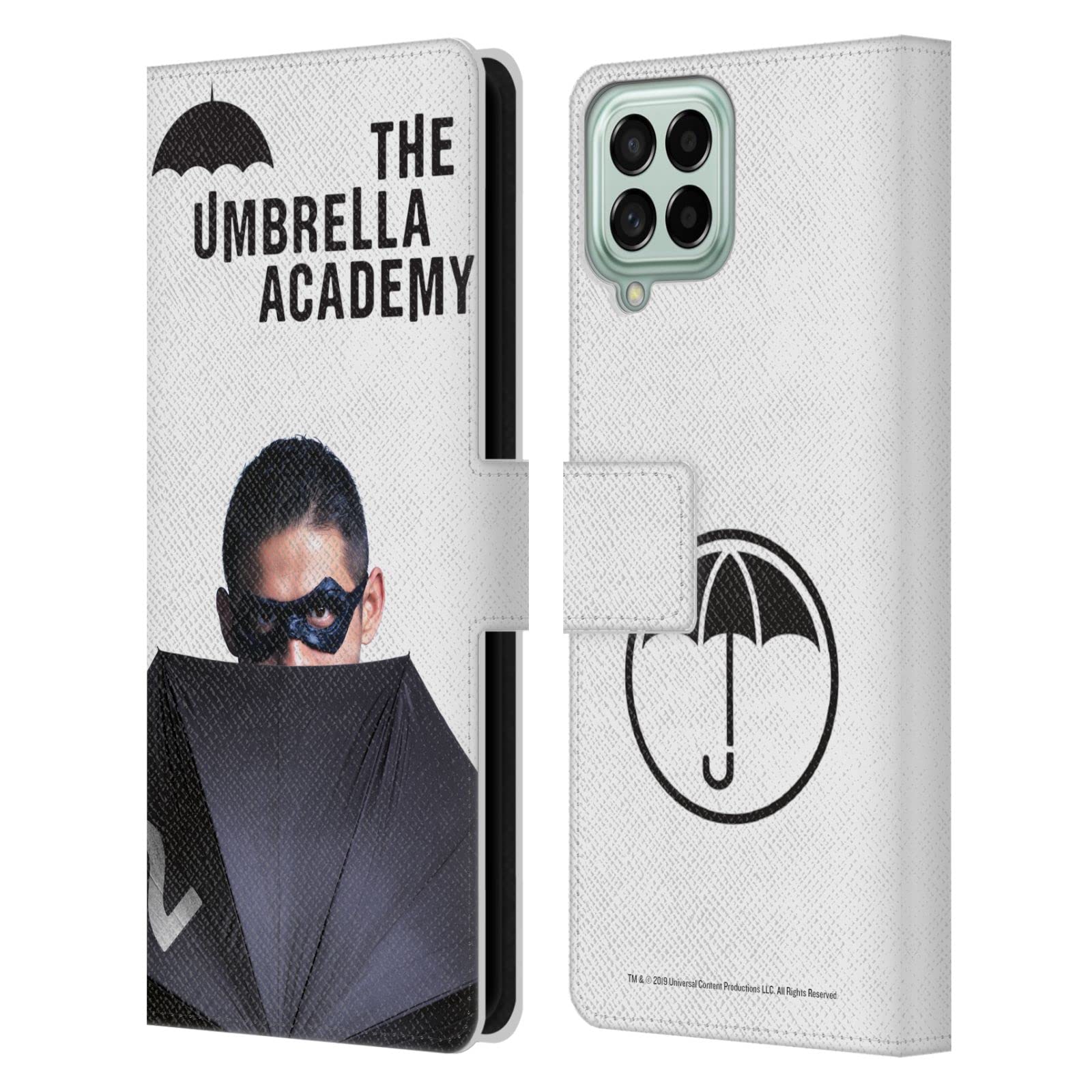 Head Case Designs Officially Licensed The Umbrella Academy Diego Leather Book Wallet Case Cover for Samsung Galaxy M33 5G (2022) - Protective Phone Holder for Everyday Use & Travel