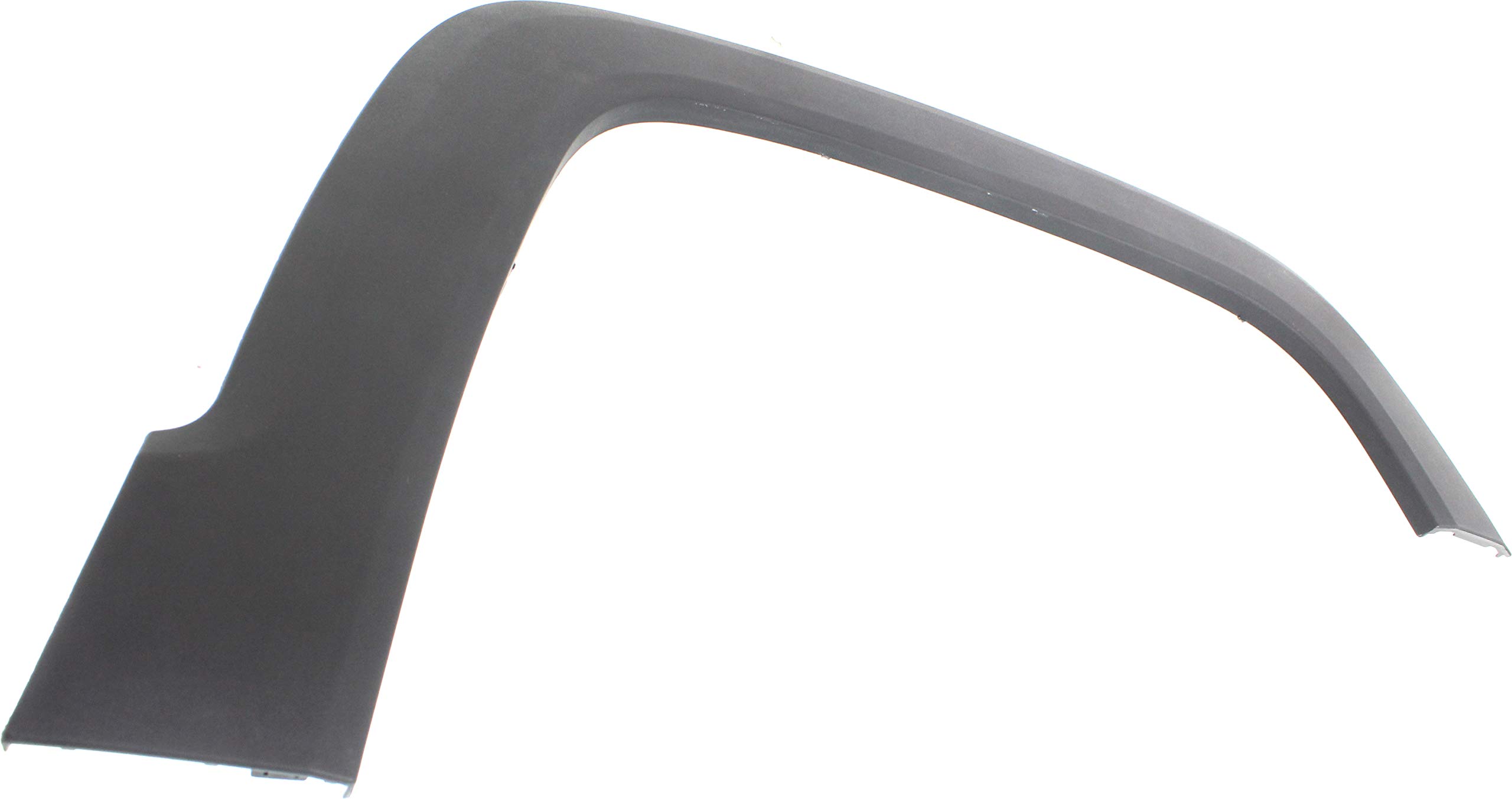 Evan-Fischer Front Fender Trim Compatible with 2015-2018 Jeep Renegade - Textured Dark Gray Plastic CAPA Certified Right Passenger Side Replacement Part | Perfect for Off-Roading, Car Restoration & DIY Auto Repair