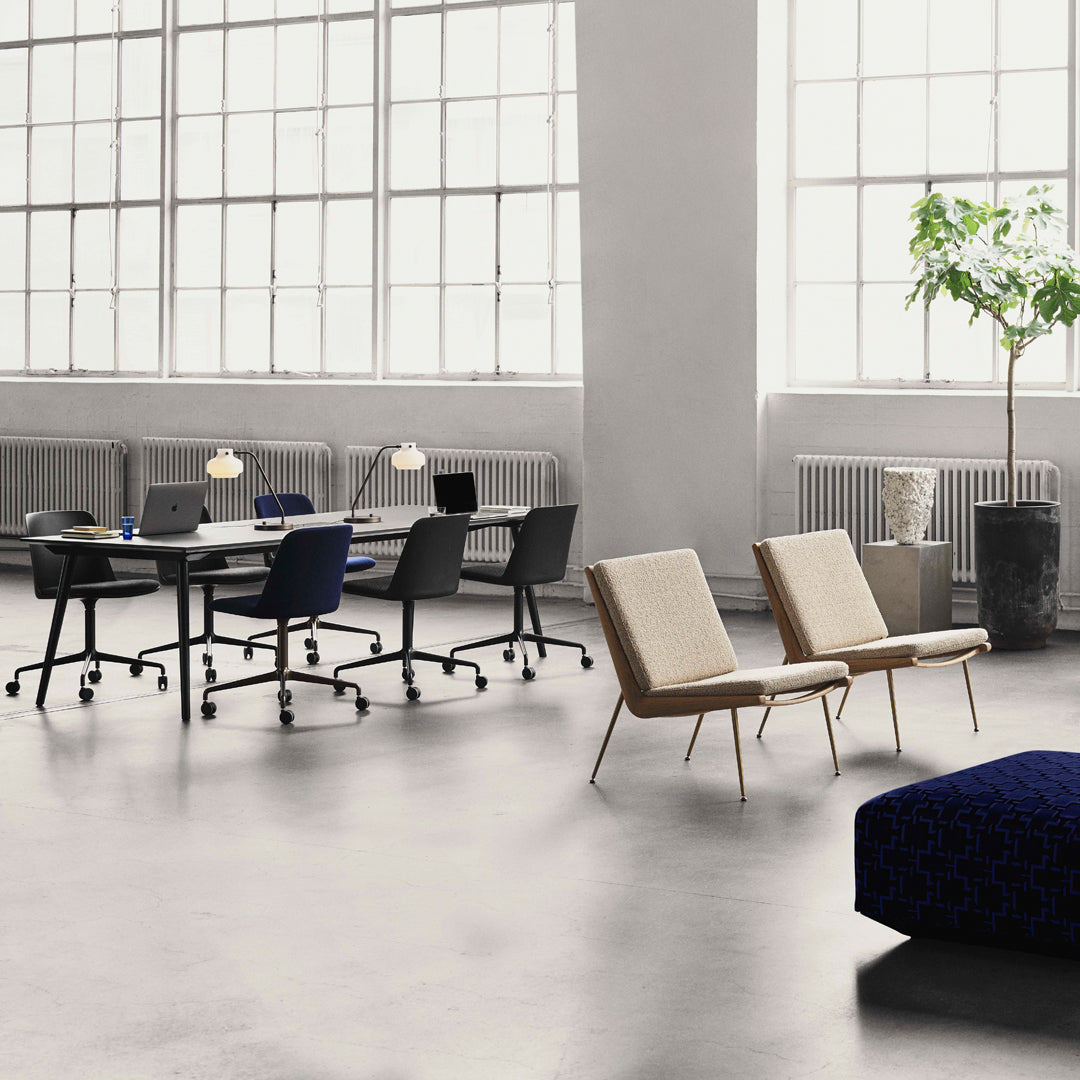 Boomerang HM1 Lounge Chair - Modern Ergonomic Recliner for Living Room, Office & Outdoor Relaxation - Comfortable & Stylish Accent Furniture for Home Decor