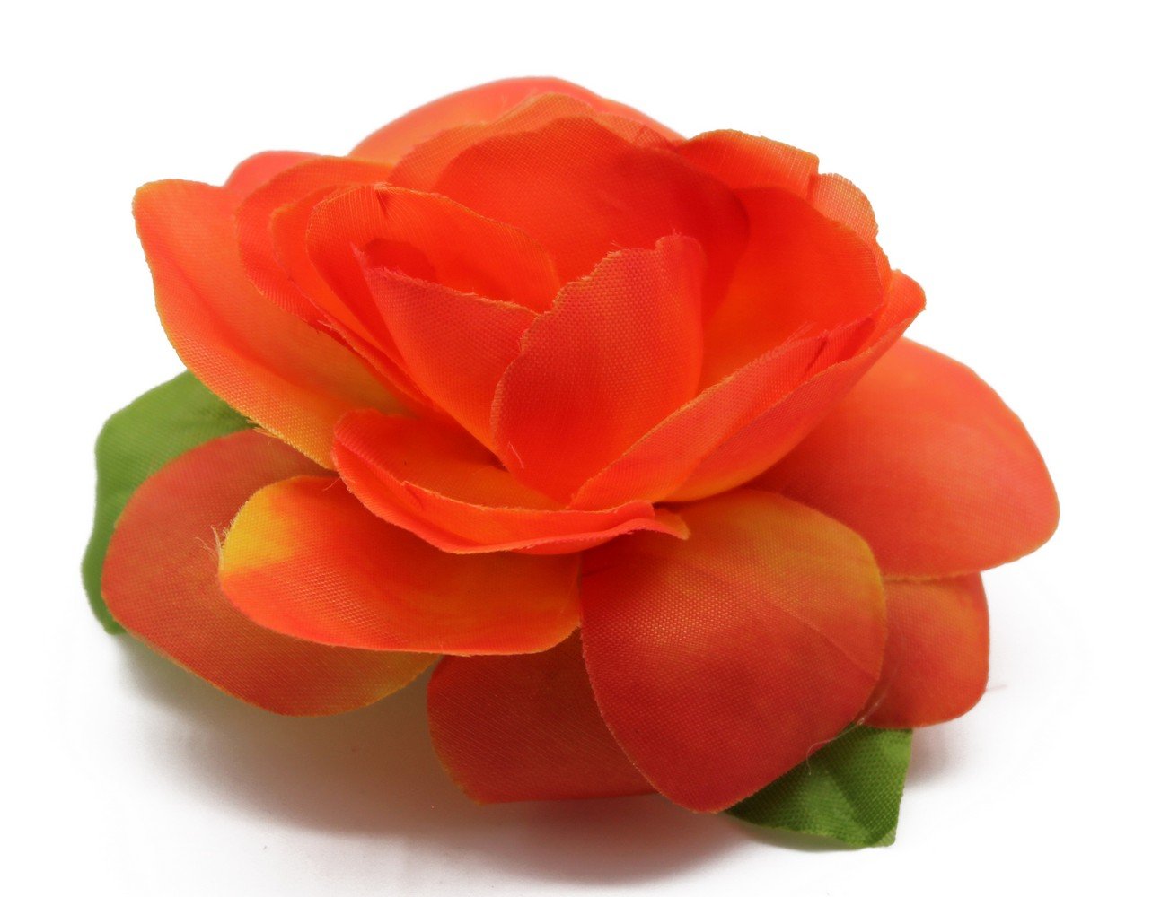 Hawaiian Luau Party Artificial Fabric Gardenia Hair Clips for Women - Tropical Flower Hair Accessories for Beach, Summer, and Hawaiian Theme Parties