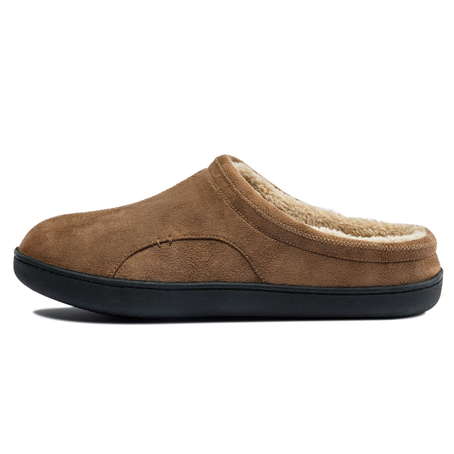 Josaywin Men's Memory Foam Slippers - Soft Plush Fleece Lining Indoor/Outdoor House Shoes for Comfort & Support - Perfect for Home, Lounge, and Backyard Relaxation