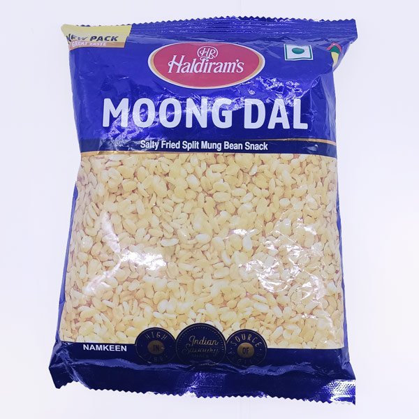 Haldiram's Moong Dal 180g - Premium Yellow Lentil Snacks | Crunchy & Healthy Indian Treat | Perfect for Parties, Travel & On-the-Go Snacking