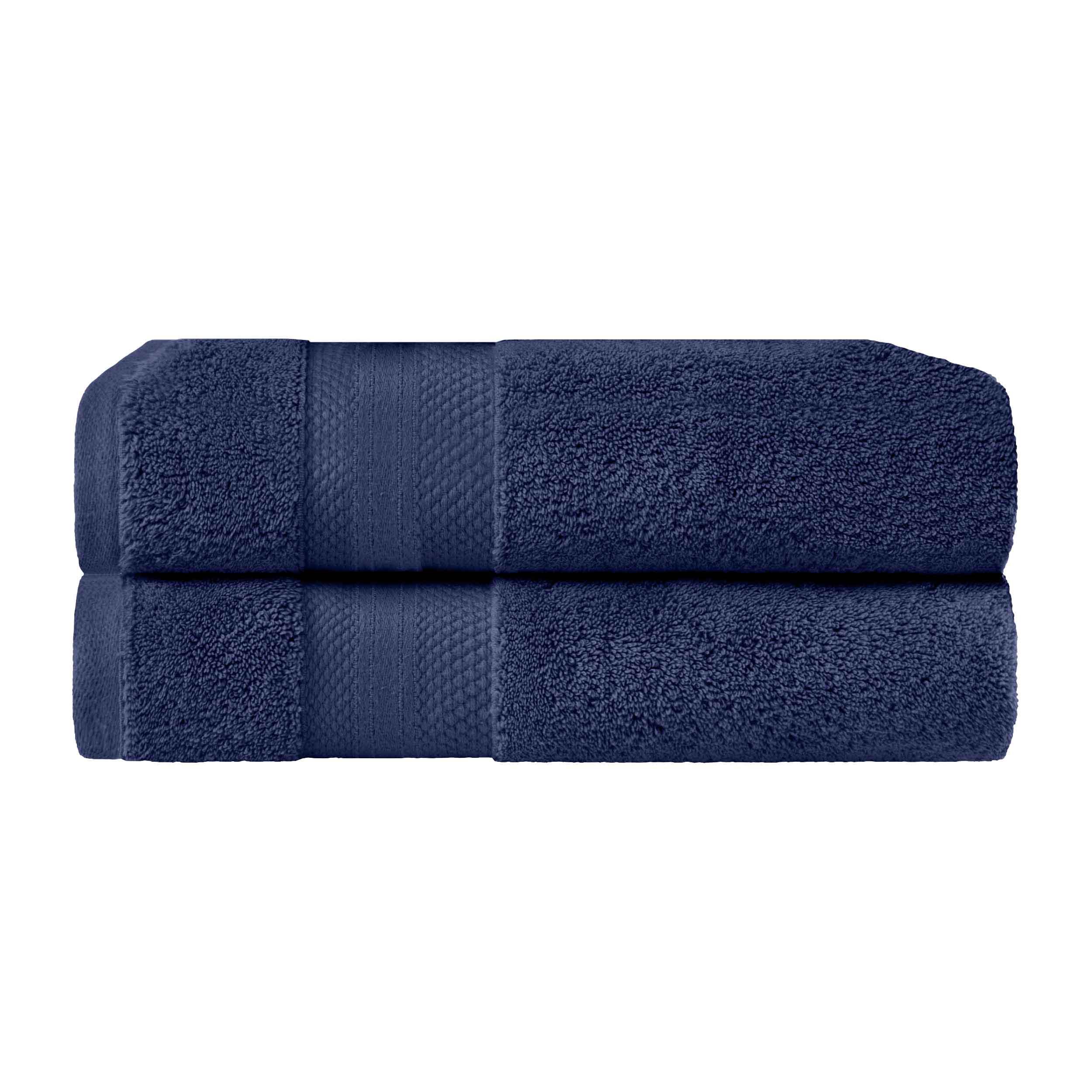Premium 2-Piece Turkish Cotton Bath Towel Set - Ultra Soft, Highly Absorbent & Quick-Drying - Perfect for Spa, Bathroom & Luxury Home Use